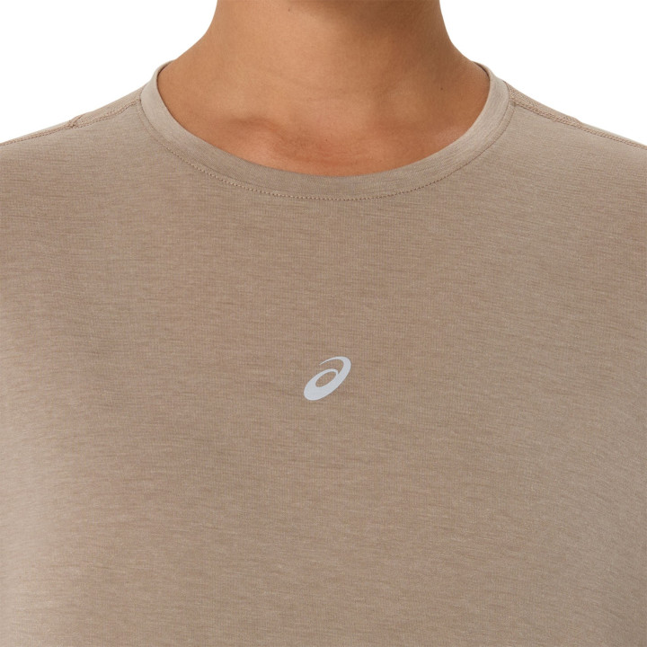 Asics T-Shirt Running Nagino Run Grigio Donna