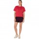 Asics T-Shirt Running Nagino Run Rosso Donna