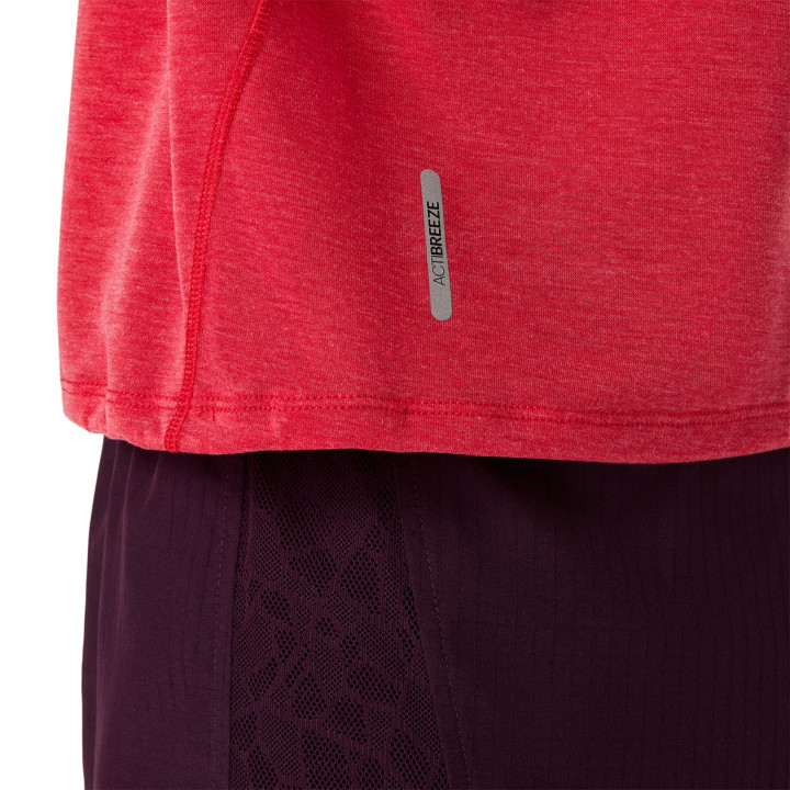 Asics T-Shirt Running Nagino Run Rosso Donna