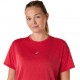 Asics T-Shirt Running Nagino Run Rosso Donna