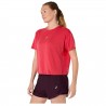 Asics T-Shirt Running Nagino Run Rosso Donna