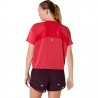 Asics T-Shirt Running Nagino Run Rosso Donna