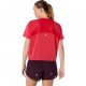 Asics T-Shirt Running Nagino Run Rosso Donna