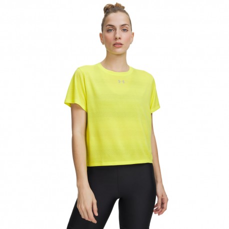 Under Armour T-Shirt Running Ua Velociti Flash Light Donna