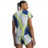 Under Armour T-Shirt Running Ua Velociti Pro Nero Navy Argento Donna