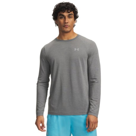 Under Armour Maglia Running Wool Ua Run Grigio Uomo
