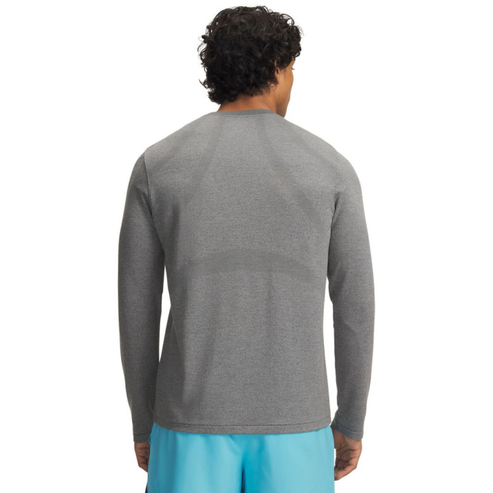 Under Armour Maglia Running Wool Ua Run Grigio Uomo