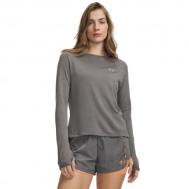 Under Armour Maglia Running Wool Regulator Clay Verde Titanium Donna