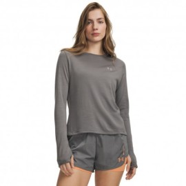 Under Armour Maglia Running Wool Regulator Clay Verde Titanium Donna
