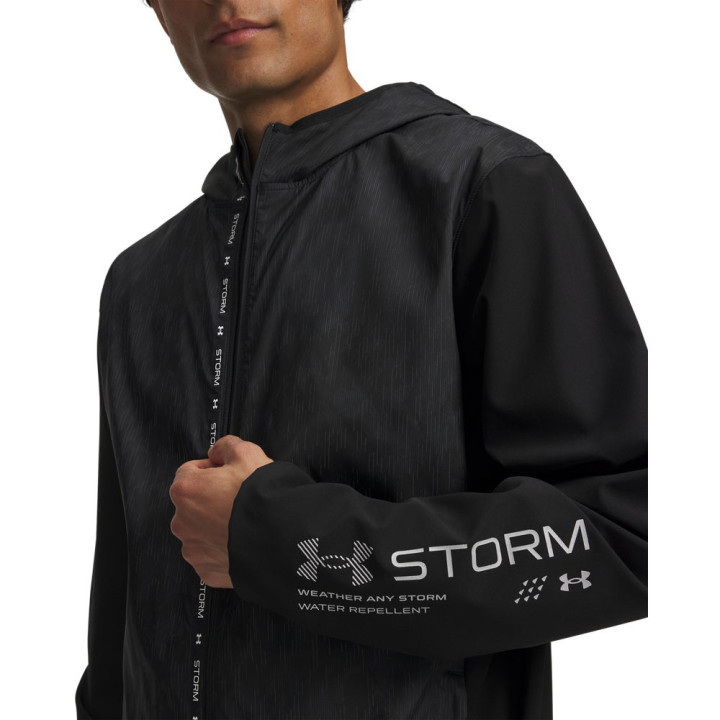 Under Armour Giacca Running Velociti Cstorm Ultimate Nero Uomo