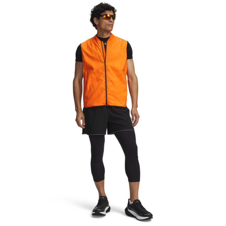 Under Armour Gilet Running Ua Velociti Cstorm Outrageous Arancio Uomo