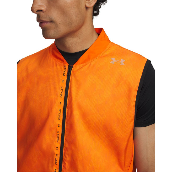 Under Armour Gilet Running Ua Velociti Cstorm Outrageous Arancio Uomo