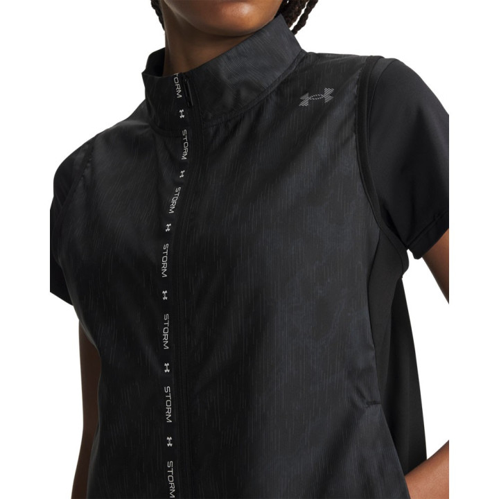 Under Armour Gilet Running Ua Velociti Cstorm Ultimate Nero Donna