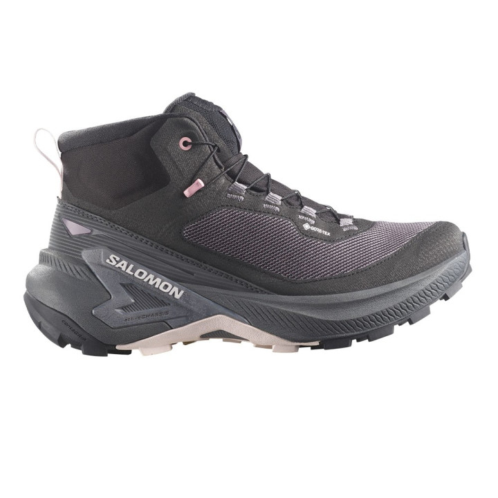 Salomon Genesis Mid GORE-TEX Nero Dawn Rosa Lilac Ash - Doposci Donna