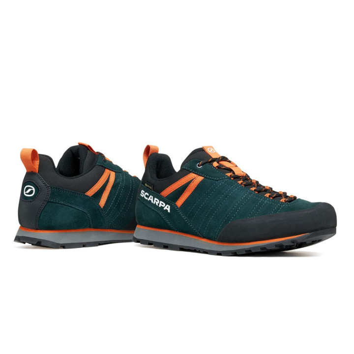 Scarpa Crux 2 GORE-TEX Petrol Rust Arancio - Scarpe Hiking Uomo