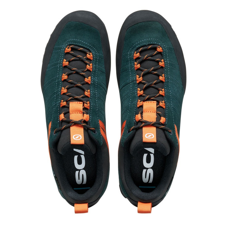 Scarpa Crux 2 GORE-TEX Petrol Rust Arancio - Scarpe Hiking Uomo