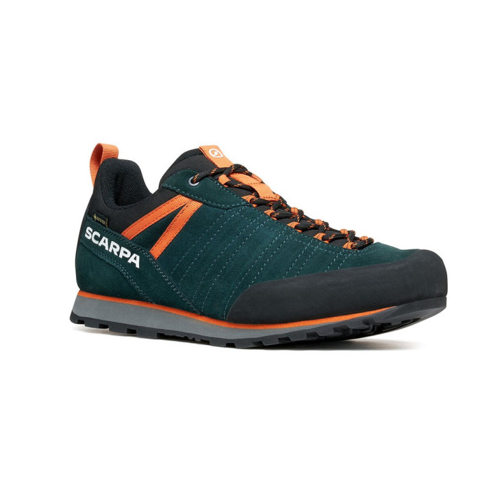 Scarpa Crux 2 GORE-TEX Petrol Rust Arancio - Scarpe Hiking Uomo