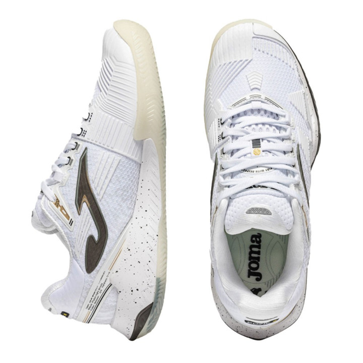 Joma Sport Tennis Point Clay Bianco Grigio - Scarpe Tennis Uomo