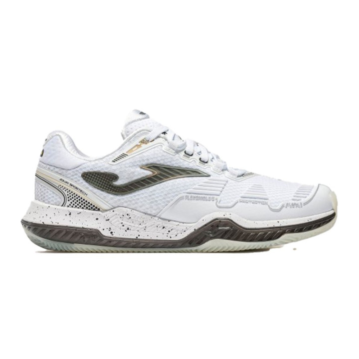 Joma Sport Tennis Point Clay Bianco Grigio - Scarpe Tennis Uomo