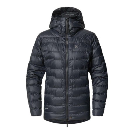 Haglofs Giacca Trekking Piuma Roc Flash Hood True Nero Donna