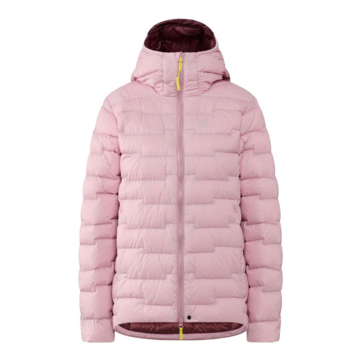 Haglofs Giacca Trekking Piuma Roc Flash Hood Dusty Rose Donna