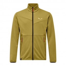 Salewa Felpa In Pile Puez Cammino Olive Oil Uomo