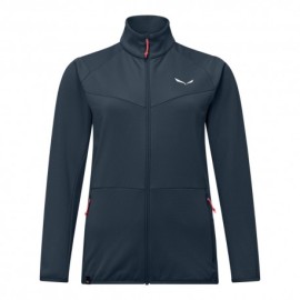 Salewa Felpa In Pile Puez Cammino Blueberry Donna