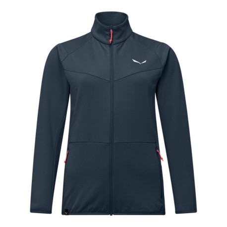 Salewa Felpa In Pile Puez Cammino Blueberry Donna