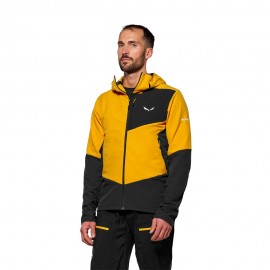 Salewa Felpa In Pile Ortles Pro Hd Oro Uomo