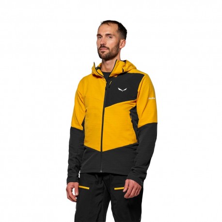 Salewa Felpa In Pile Ortles Pro Hd Oro Uomo