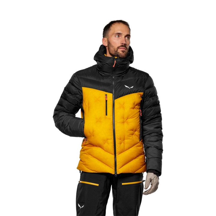Salewa Giacca Trekking Piuma Ortles Med 4 Rds Oro Uomo