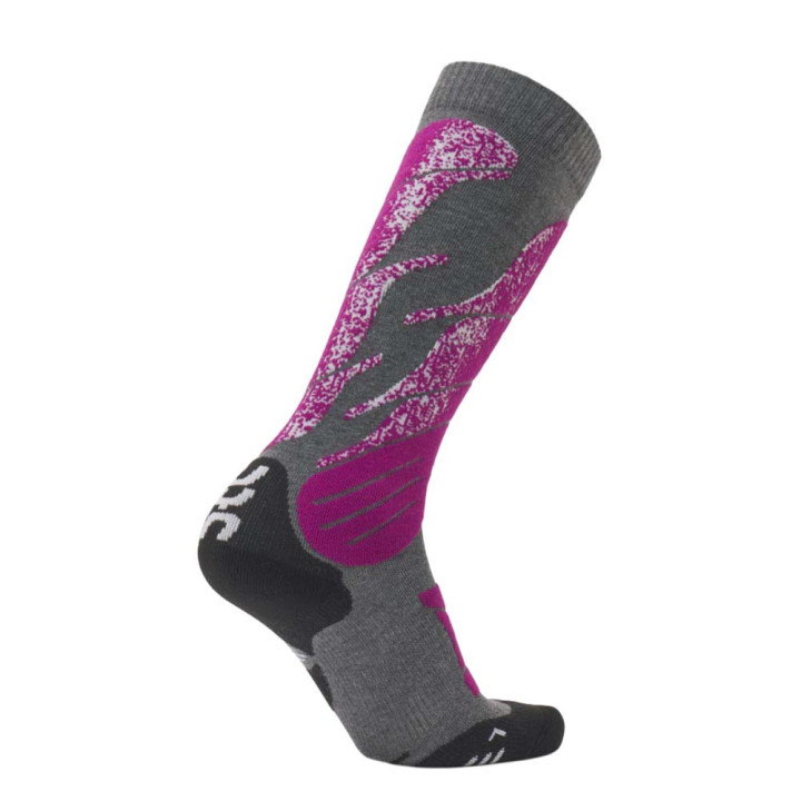 Uyn Calze All Mountain Medium Grigio Melange Purple Donna