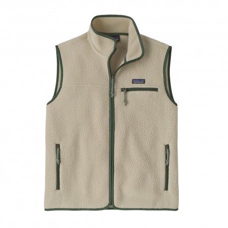 Patagonia Gilet Trekking Retro Pile Trekking Pelican Canopy Verde Uomo