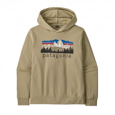 Patagonia Felpa Trekking Fitz Roy Foothills Daily Hoody Weathered Stone Uomo