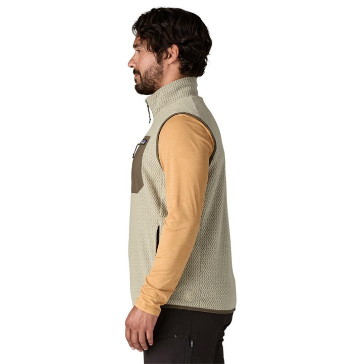 Patagonia Gilet Trekking R1 Air Nero Uomo