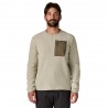 Patagonia Felpa In Pile R1 Air Crew Pelican Uomo