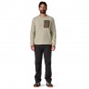 Patagonia Felpa In Pile R1 Air Crew Pelican Uomo