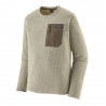 Patagonia Felpa In Pile R1 Air Crew Pelican Uomo