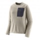 Patagonia Felpa In Pile R1 Air Crew Birch Bianco Donna