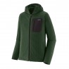 Patagonia Felpa In Pile R1 Air Full-Zip Hoody Treeline Verde Uomo
