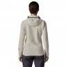 Patagonia Felpa In Pile R1 Air Full-Zip Hoody Birch Bianco Donna