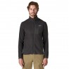 Patagonia Felpa In Pile R1 Air Nero Uomo