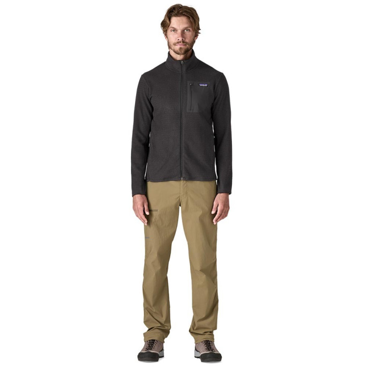 Patagonia Felpa In Pile R1 Air Nero Uomo