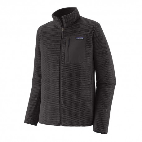 Patagonia Felpa In Pile R1 Air Nero Uomo