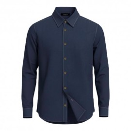 Hamaki-Ho Camicia Denim Blu Uomo