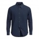 Hamaki-Ho Camicia Denim Blu Uomo
