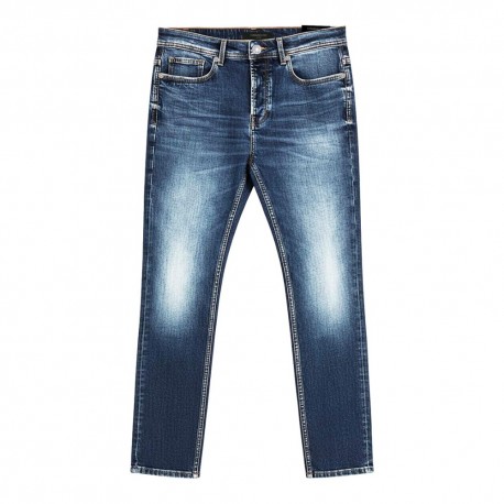 Hamaki-Ho Jeans 5 Tasche Blu Uomo