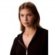 Calvin Klein Felpa Con Cerniera Monogram Nero Donna