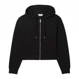 Calvin Klein Felpa Con Cerniera Monogram Nero Donna