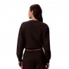 Calvin Klein Maglia Maniche Lunghe Girocollo Monogram Nero Donna